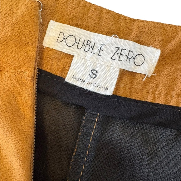 Tan Faux Suede Mini Skirt - Picture 8 of 9